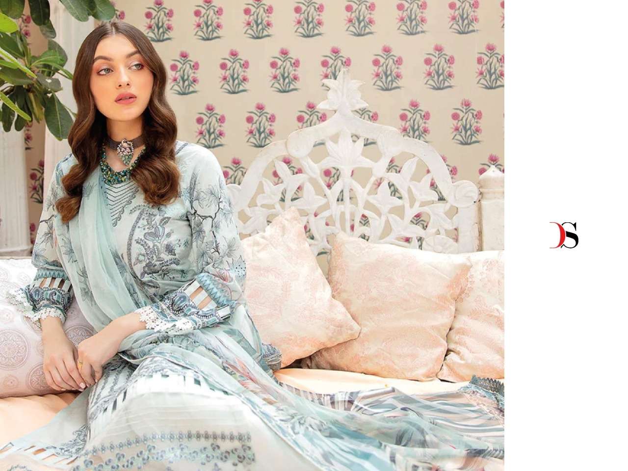 Cheveron lawn-3 by DEEPSY SUITS